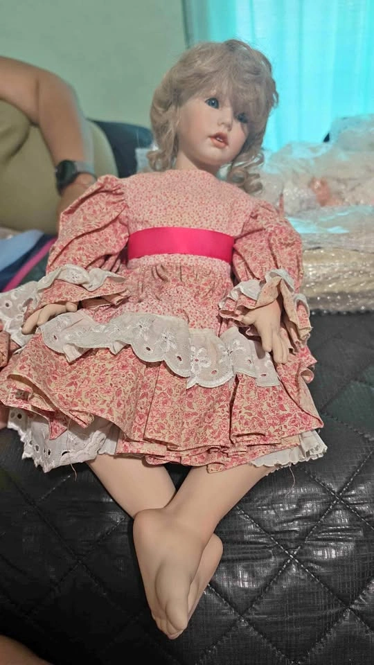 Late 80s Collectible Porcelain Doll