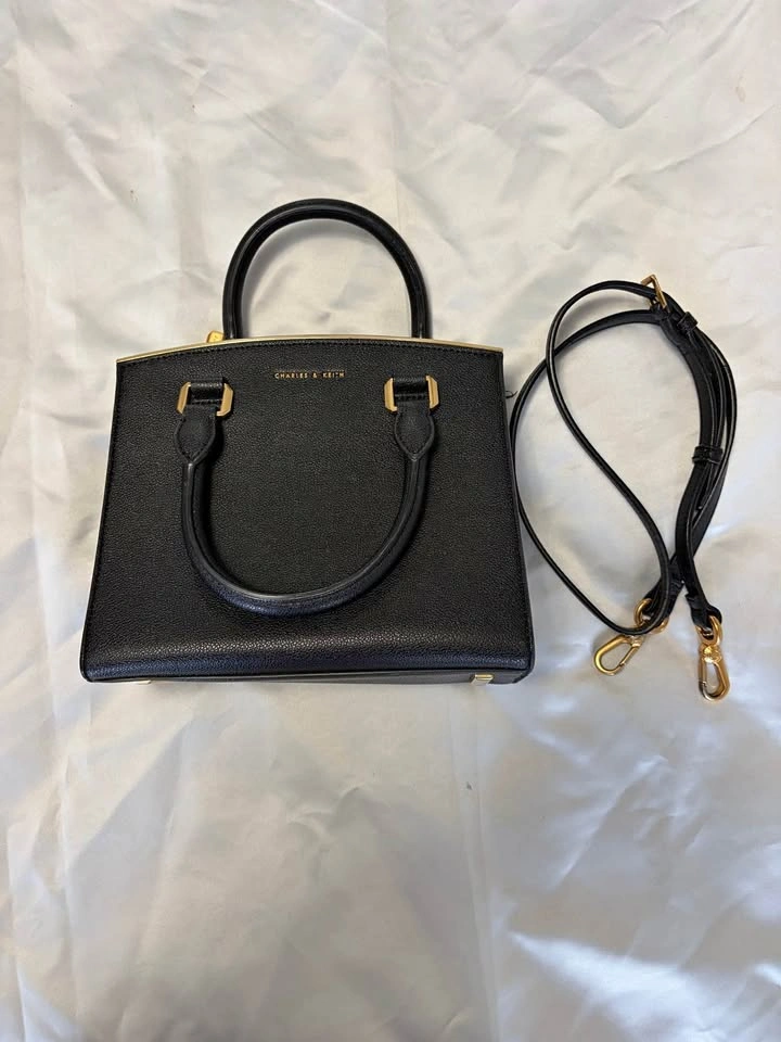Charles & Keith Black Handbag