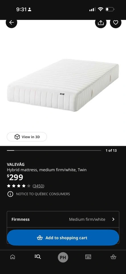 IKEA MALM Twin Bed Frame with Storage & LURÖY & VALEVÅG Mattress - photo 4