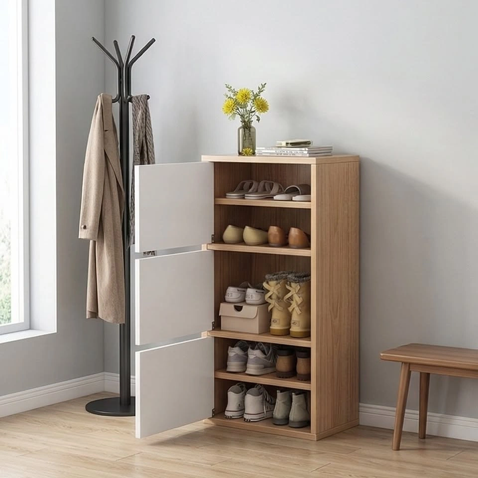 Zhtao Floor Shoe Cabinet – Multi-Layer Storage Solution - photo 2