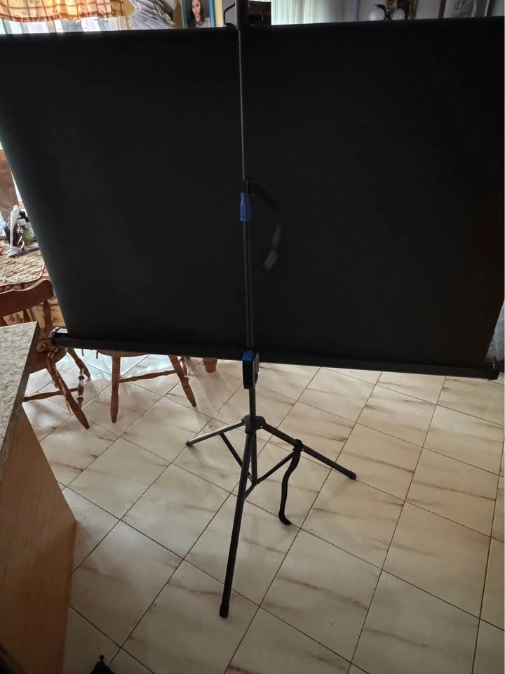 60-inch rollup portable projector screen - photo 2
