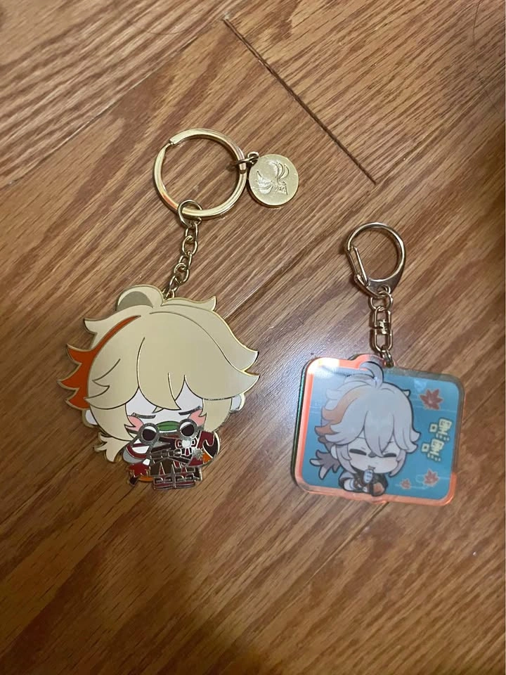 genshin kazuha official keychains