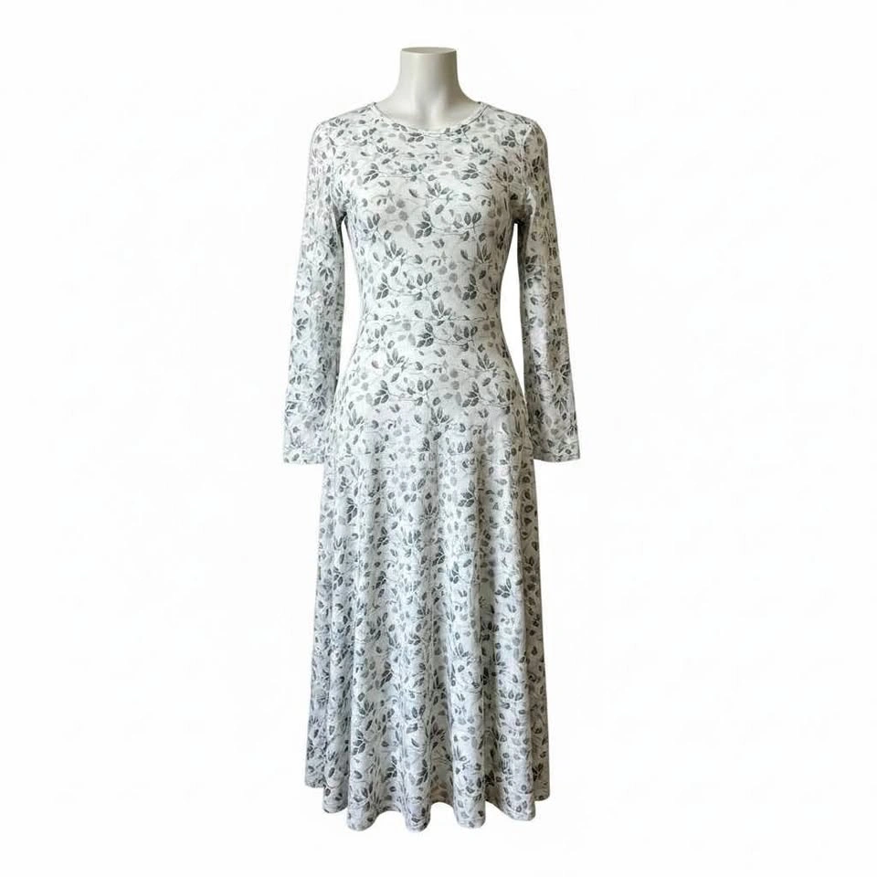 Floral Long Sleeve Midi kurti