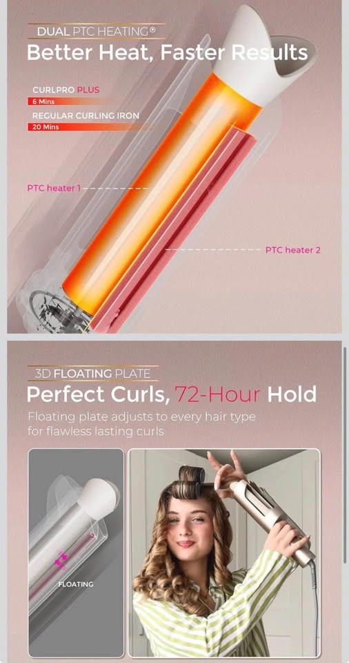 TYMO CurlPro Plus 1” Automatic Curling Iron - photo 3