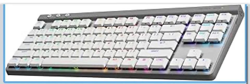 Logitech G515 TKL Wireless Gaming Keyboard - White