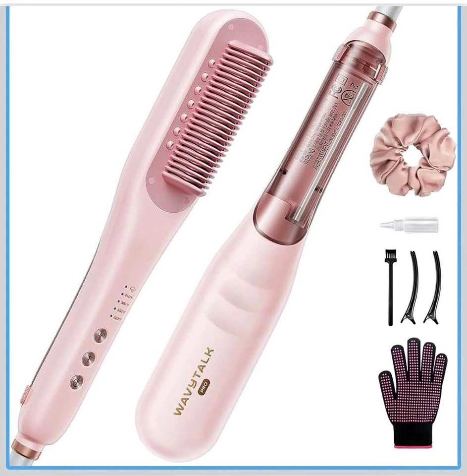 Wavytalk Steam Straightener, Steamline Pro 3 in 1 Brush