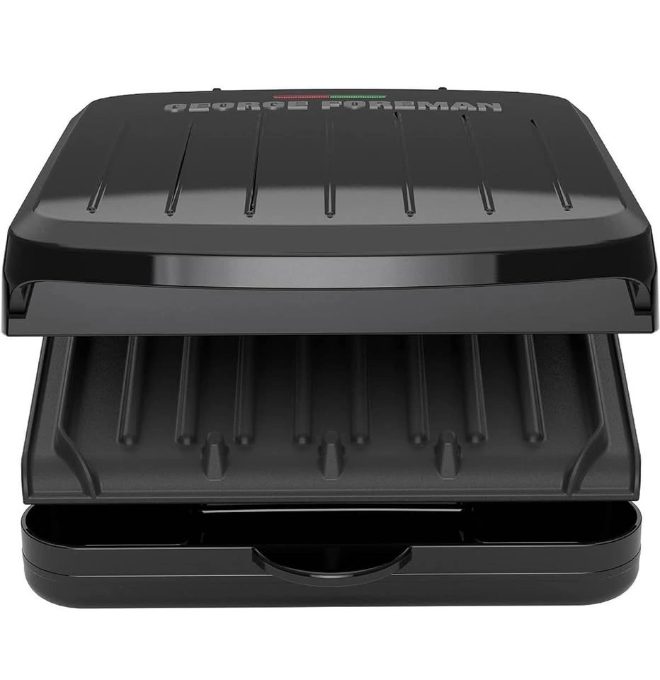 George Foreman 2-Serving Electric Indoor Grill and Panini Press - photo 4