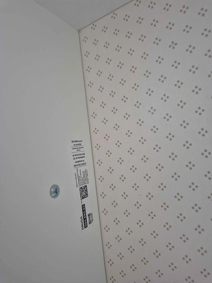 IKEA HAUGA Nightstand / Bedside Table - White - photo 4