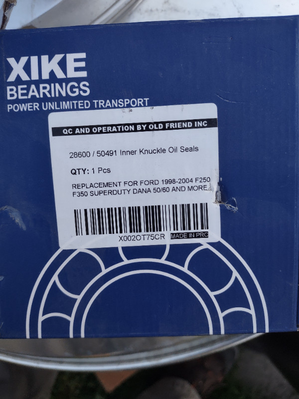 Ford F250-F350 Super Duty Knuckle Bearings/Seals - photo 3