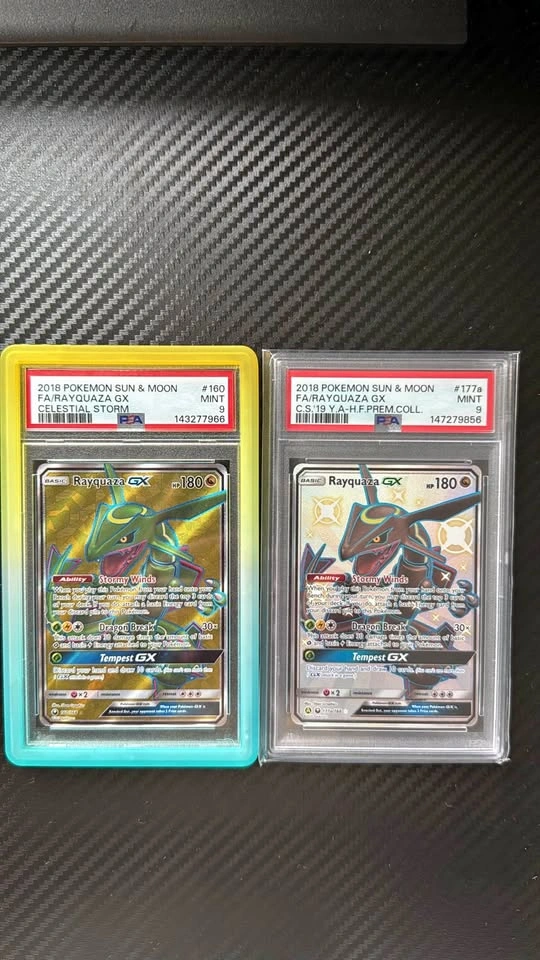 Psa 9 Rayquaza gx matching arts