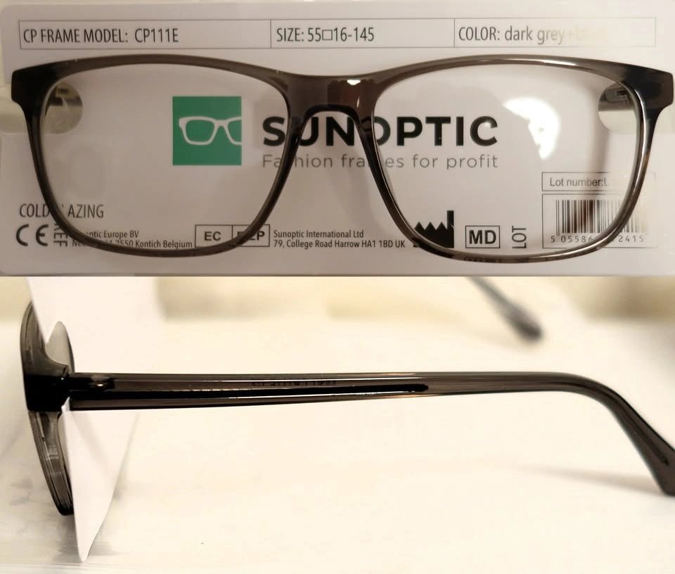 NEW Sunoptic UK Brand Mens/Unisex Prescription-Ready Glasses - photo 5