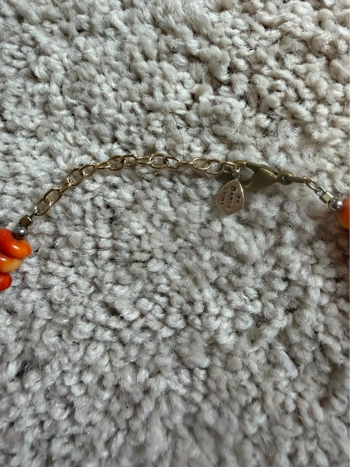 Barse Multi Stone Beaded Necklace Blue Orange Howlite Quartz - photo 4