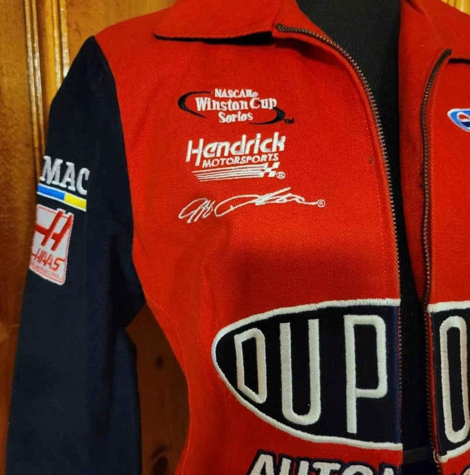 Vintage Jeff Gordon Racing Jacket Chase Authentics DuPont Womens - photo 2