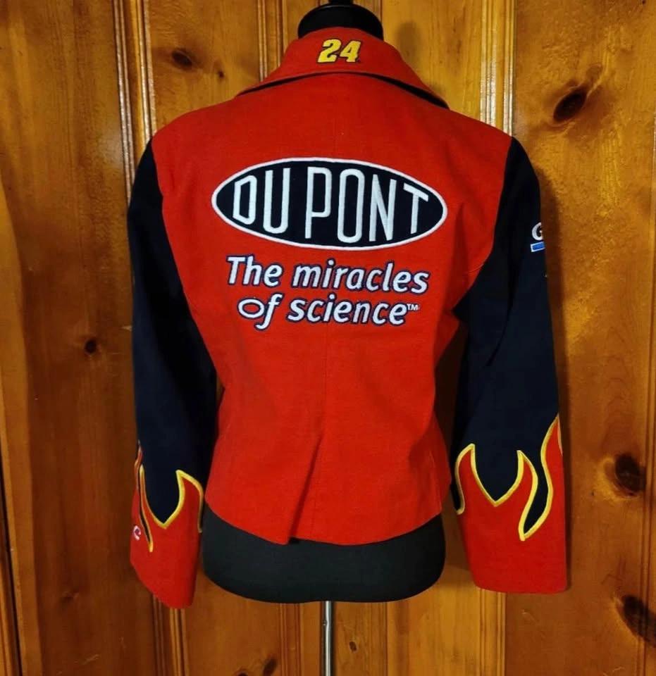 Vintage Jeff Gordon Racing Jacket Chase Authentics DuPont Womens - photo 4