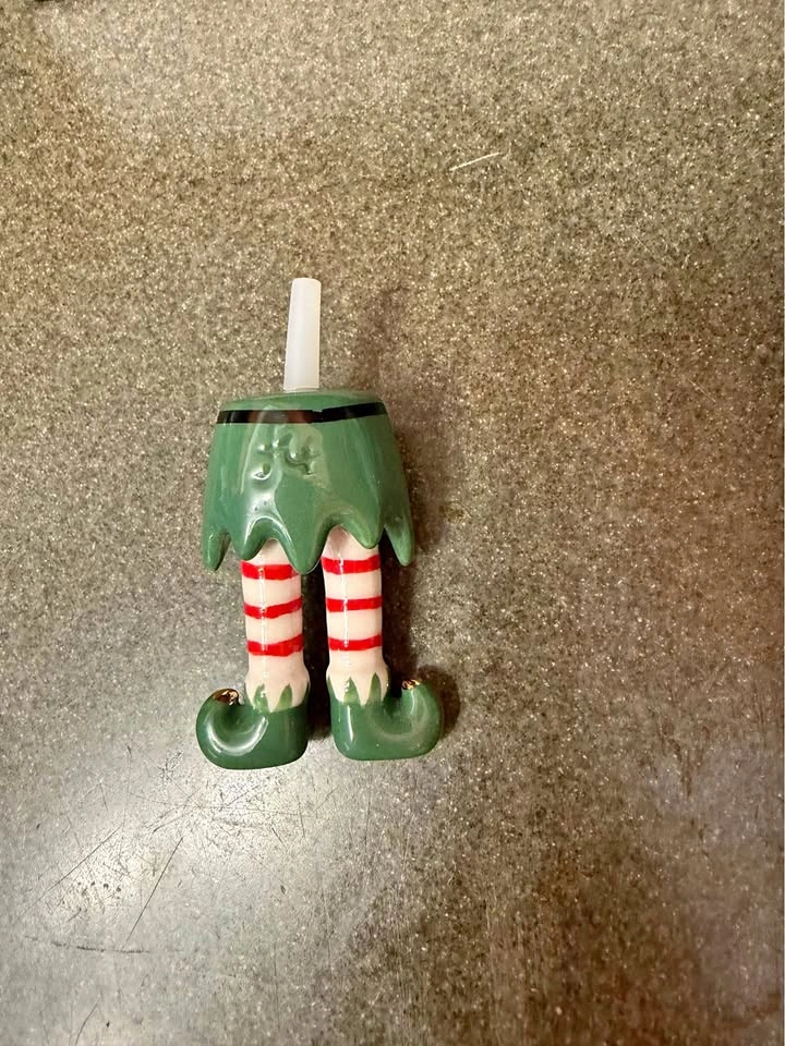 Nora Fleming Retired Mini Charms Jingle Toes Elf Feet