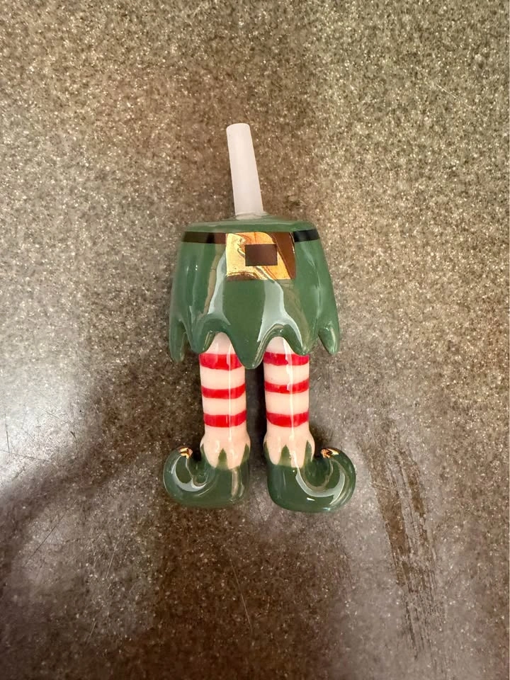 Nora Fleming Retired Mini Charms Jingle Toes Elf Feet - photo 2