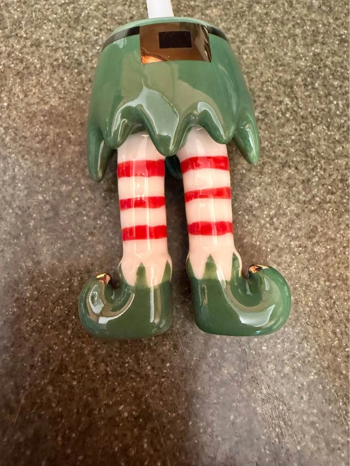 Nora Fleming Retired Mini Charms Jingle Toes Elf Feet - photo 3