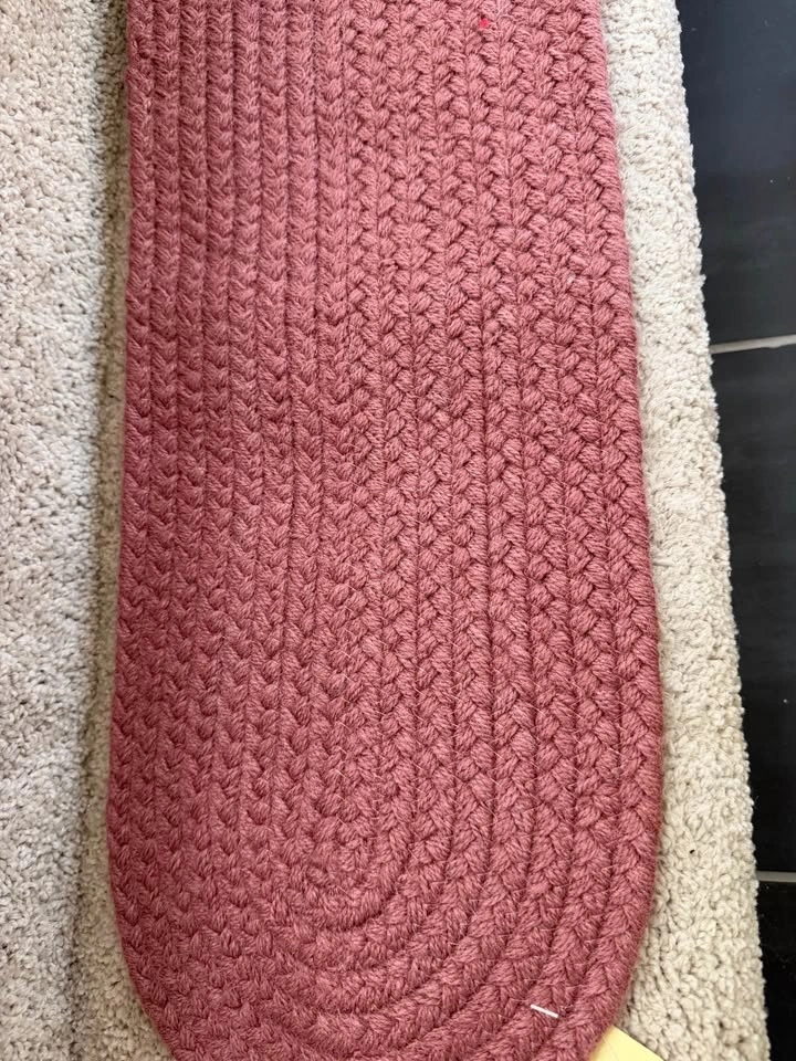 12 New Stair Treads Woven Rose Color Tags Still On - photo 3