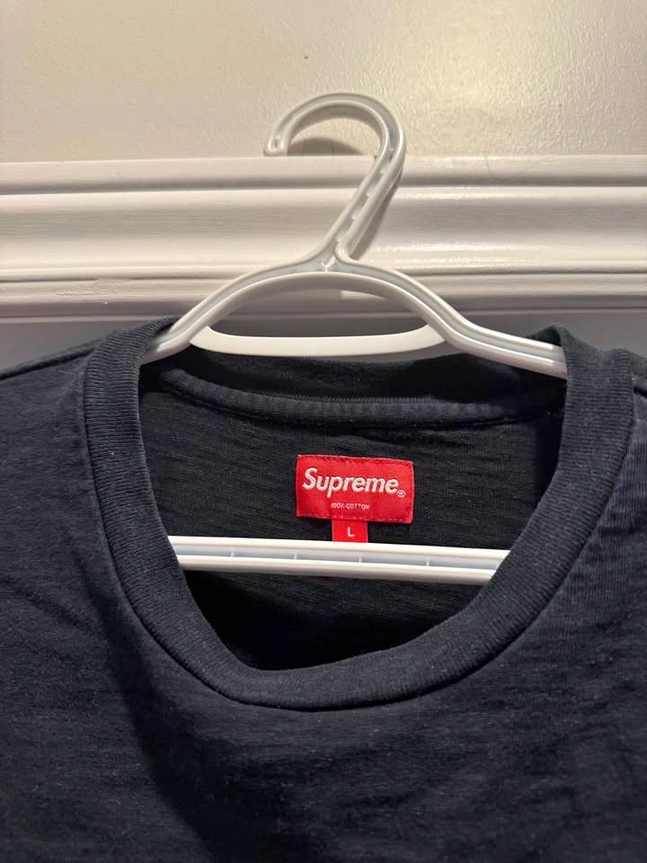 Supreme Long Sleeve Pocket T-Shirt Sz L