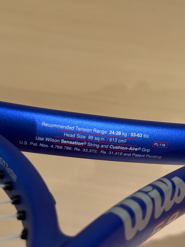 Wilson Hyper Carbon 5.9 Tennis Racquet Racket - New Grip - photo 3