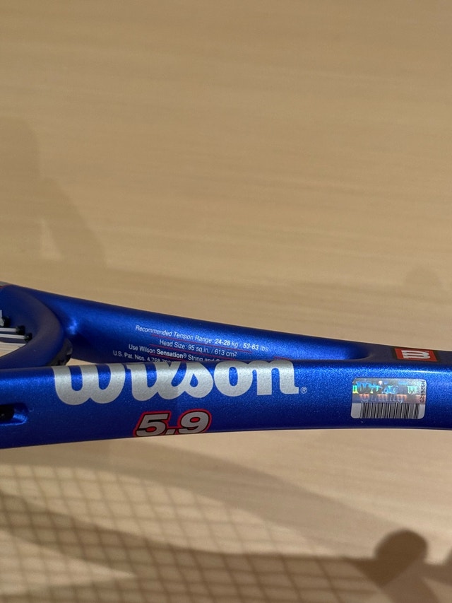 Wilson Hyper Carbon 5.9 Tennis Racquet Racket - New Grip - photo 5