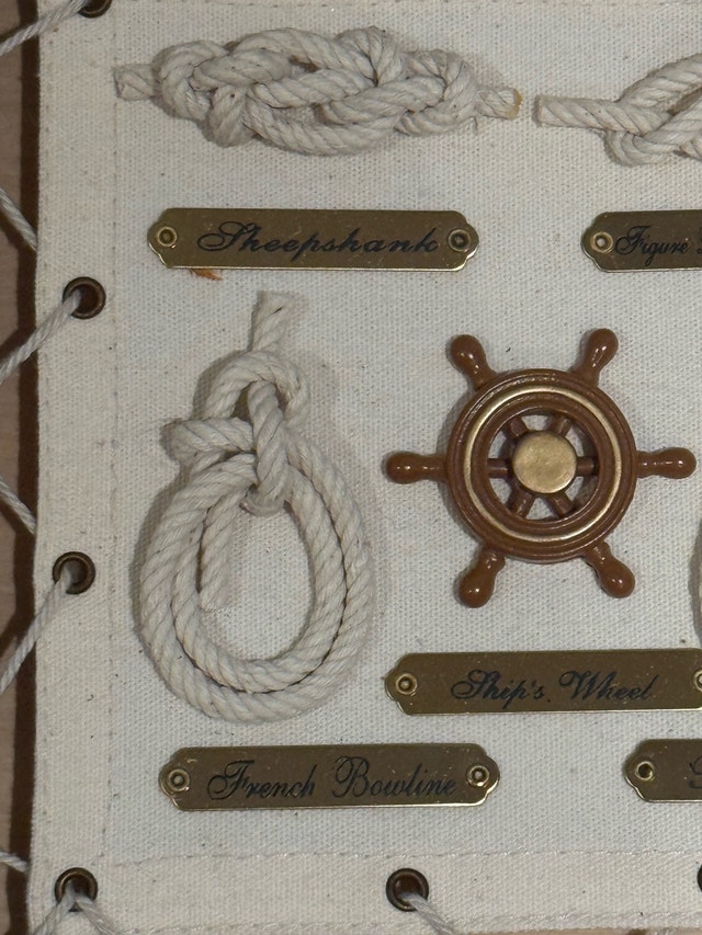 Myrtle Beach Nautical Knot Shadow Box Wall Decor - photo 2