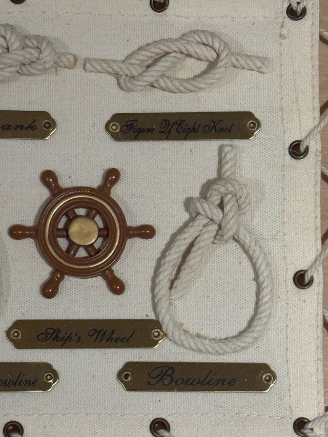 Myrtle Beach Nautical Knot Shadow Box Wall Decor - photo 3