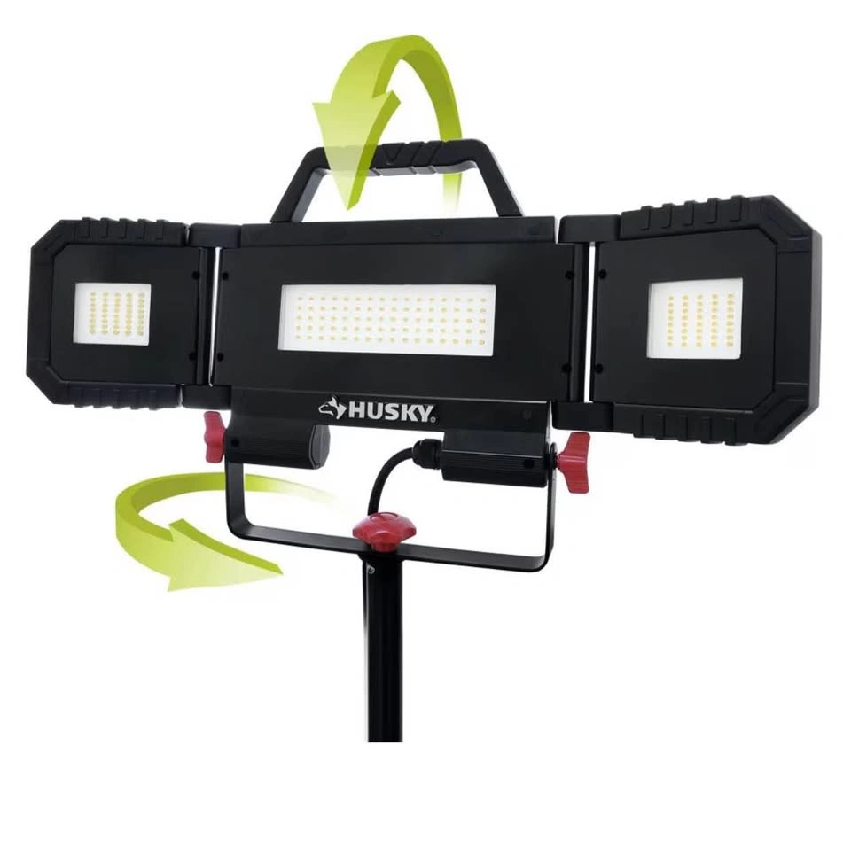 Husky 7000 Lumens LED Tripod Work Light - photo 2