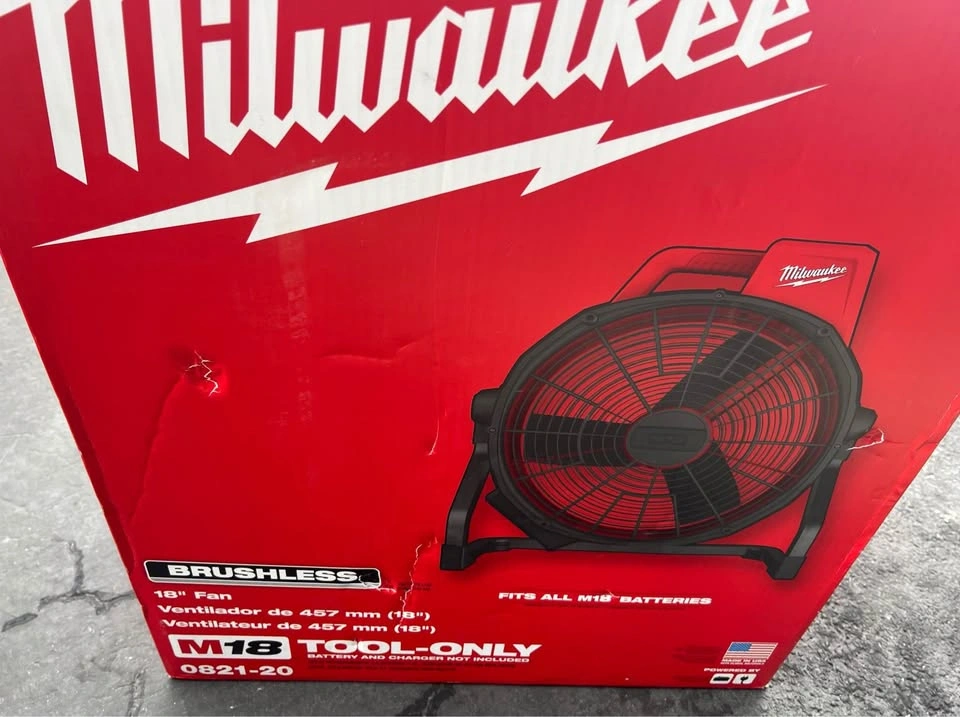 Milwaukee M18 Brushless Cordless 18 in. Variable Speed Fan - photo 2