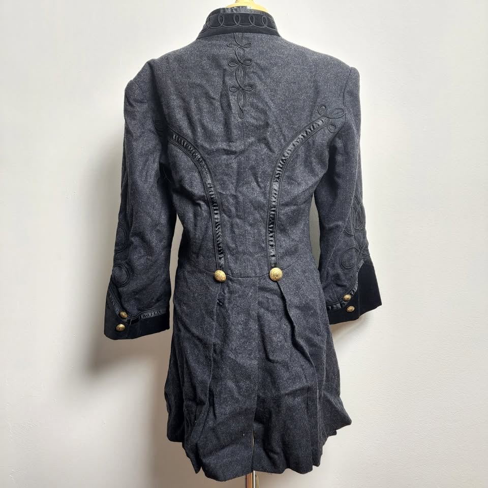 Vintage Military style velvet wool jacket - photo 2