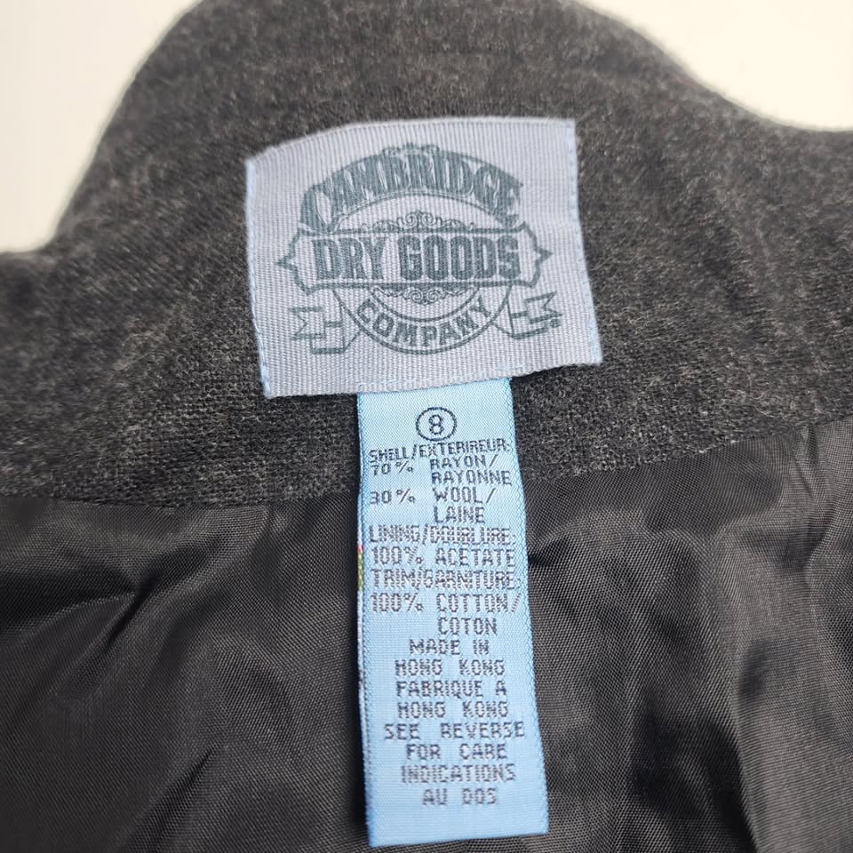 Vintage Military style velvet wool jacket - photo 3