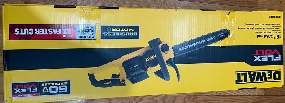 DEWALT 60V MAX FLEXVOLT Cordless Brushless 16-inch Chainsaw - photo 3