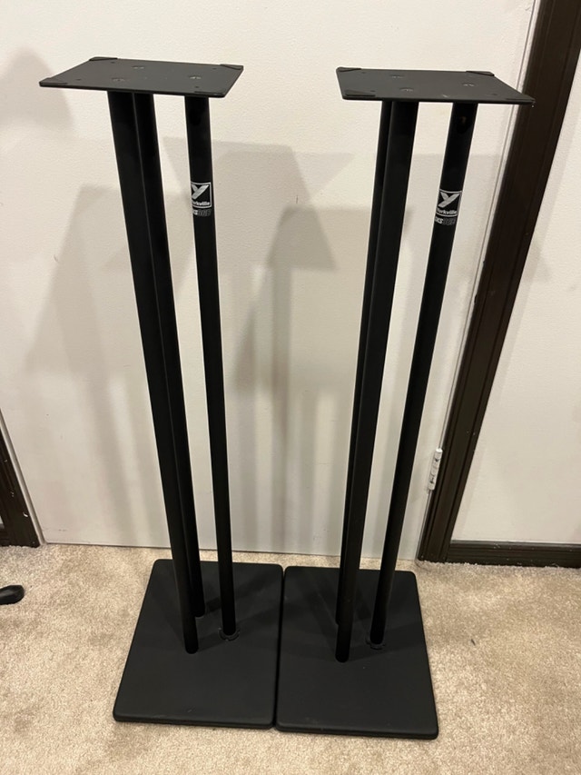 Yorkville SKS36B Heavy Duty Monitor Stand Pair