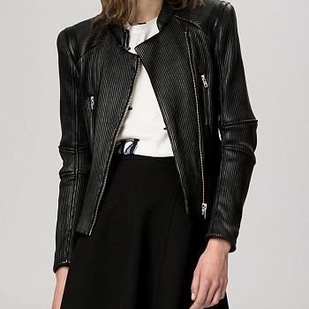 Maje Leather Moto Jacket - photo 2