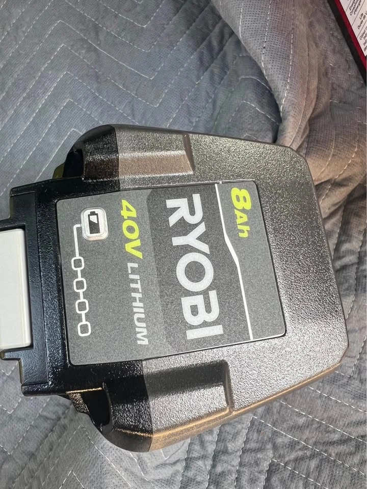 RYOBI 40V Lithium-Ion 8.0 Ah High Capacity Battery - photo 3