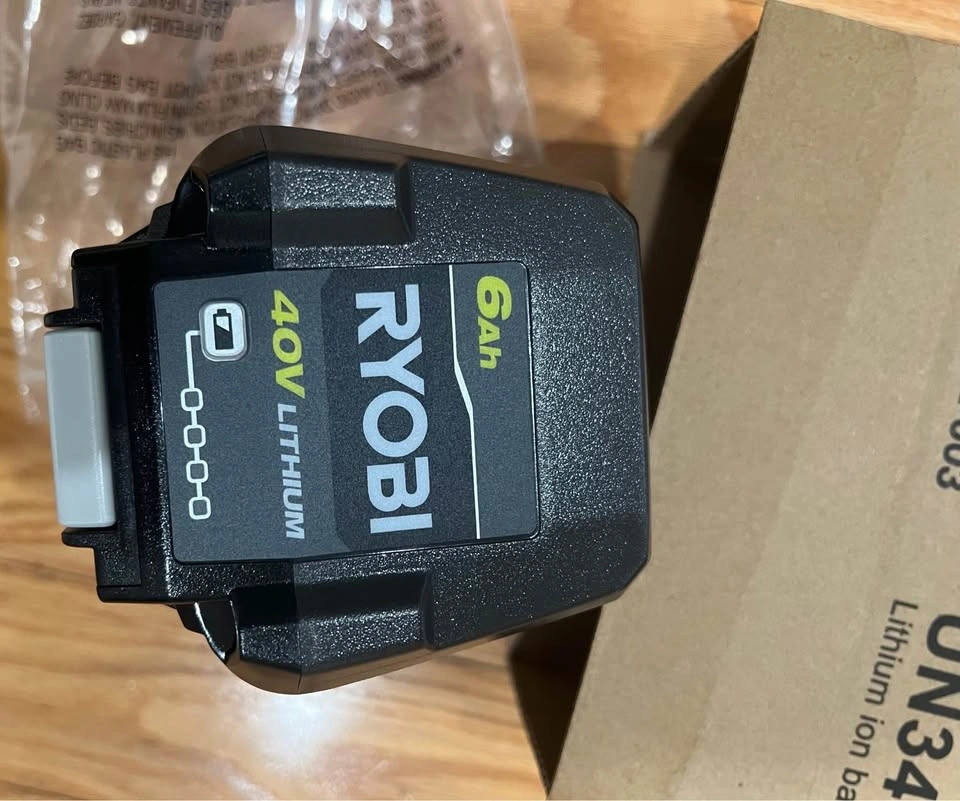Ryobi battery 40v 6AH - photo 4