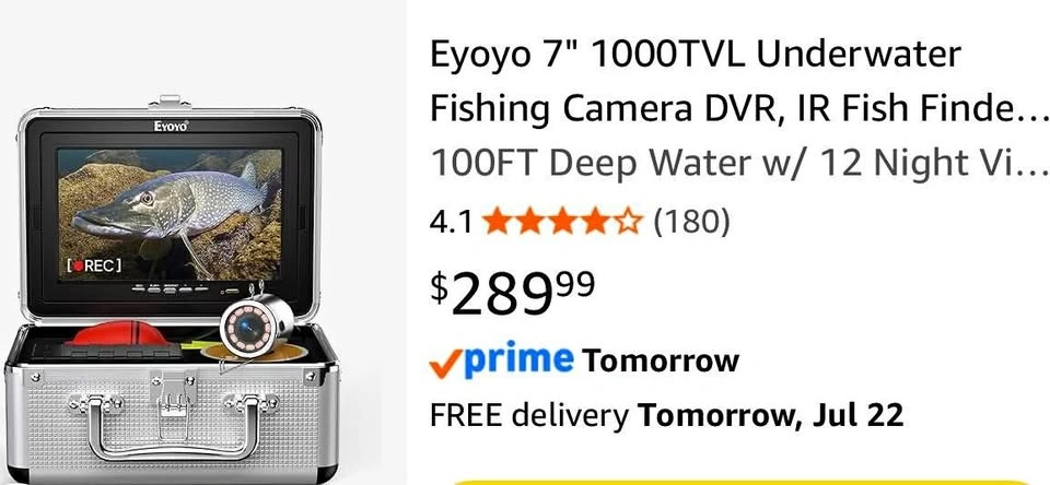 Eyoyo 7" Underwater Fishing
