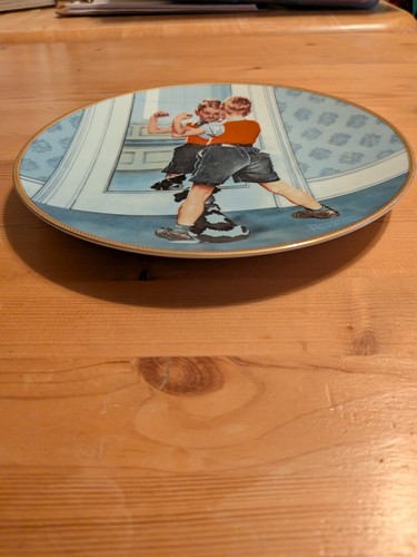 Norman Rockwell The Muscleman 1990 Knowles Collector Plate - photo 4