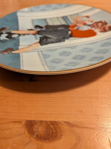 Norman Rockwell The Muscleman 1990 Knowles Collector Plate - photo 5