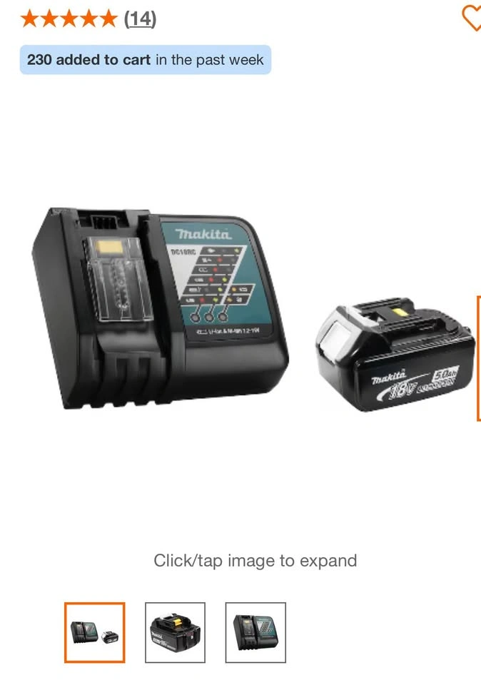 Marita 18v lithium-ion battery kit 5Ah - photo 2