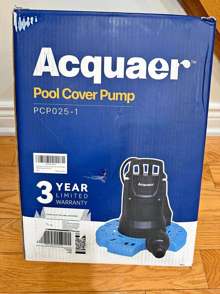 Pool cover pump
