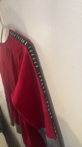 Jordan red and gray sweatshirt size medium/10-12 year old - photo 4