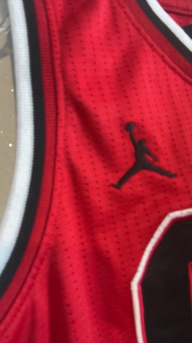 Jordan Michael #23 Men's S Basketball Jersey Red/Black/White - photo 4