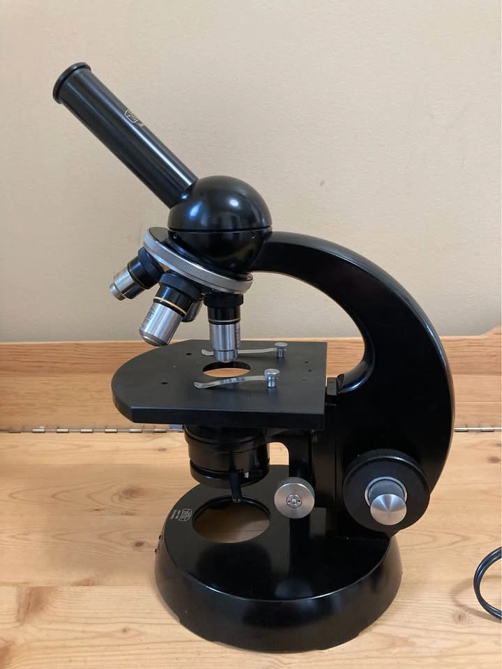 Vintage Carl Zeiss Hughes-Owens Monocular Microscope - photo 2