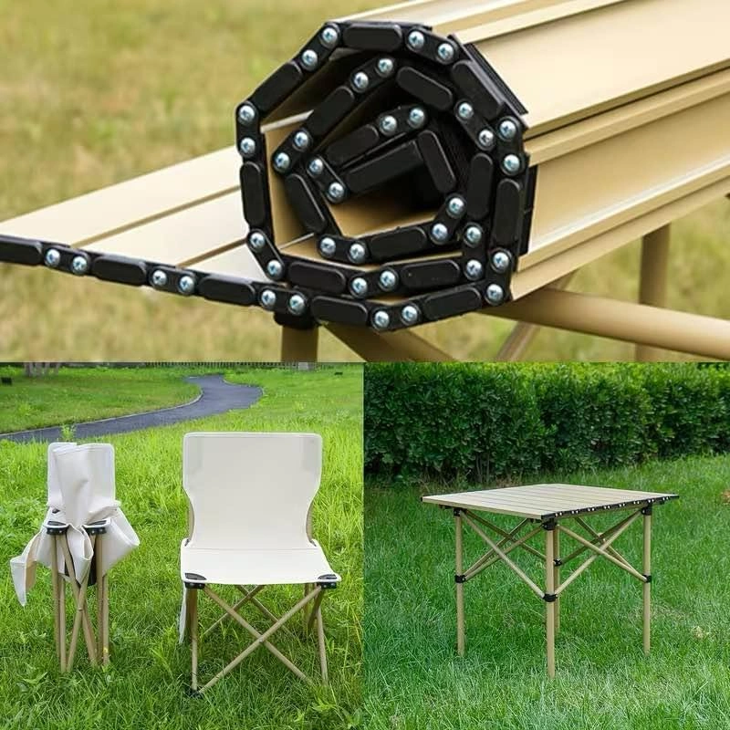 3-Piece Portable Folding Camping Table and Chair on sale - photo 3
