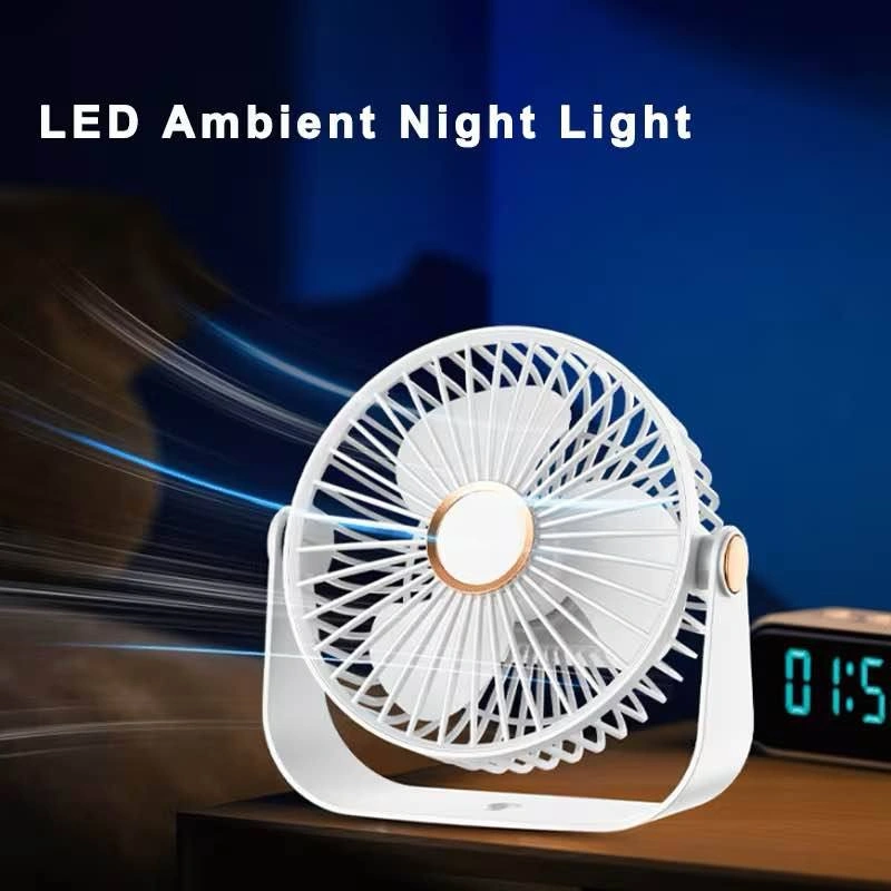 Portable Fan w/ LED Light on sale - photo 4