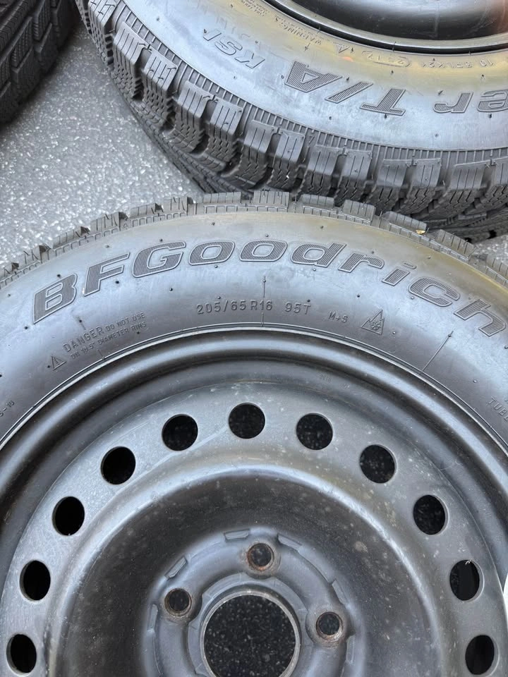 BFGoodrich Winter Tires + Black Steel Wheels – 205/65R16 - photo 2