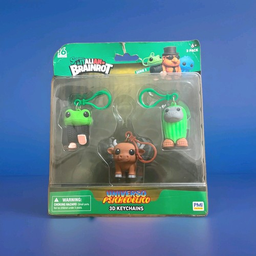 Italian Brainrot 3D Keychain Universo 3-Pack – Collectible