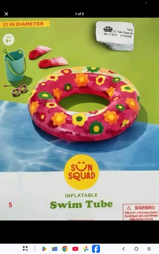 9 Pack Pool Floats Assorted Designs Inflatable Pool Toys - photo 5