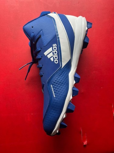 Adidas Icon 7 MD Baseball Cleats Men's Size 14 Blue White - photo 2